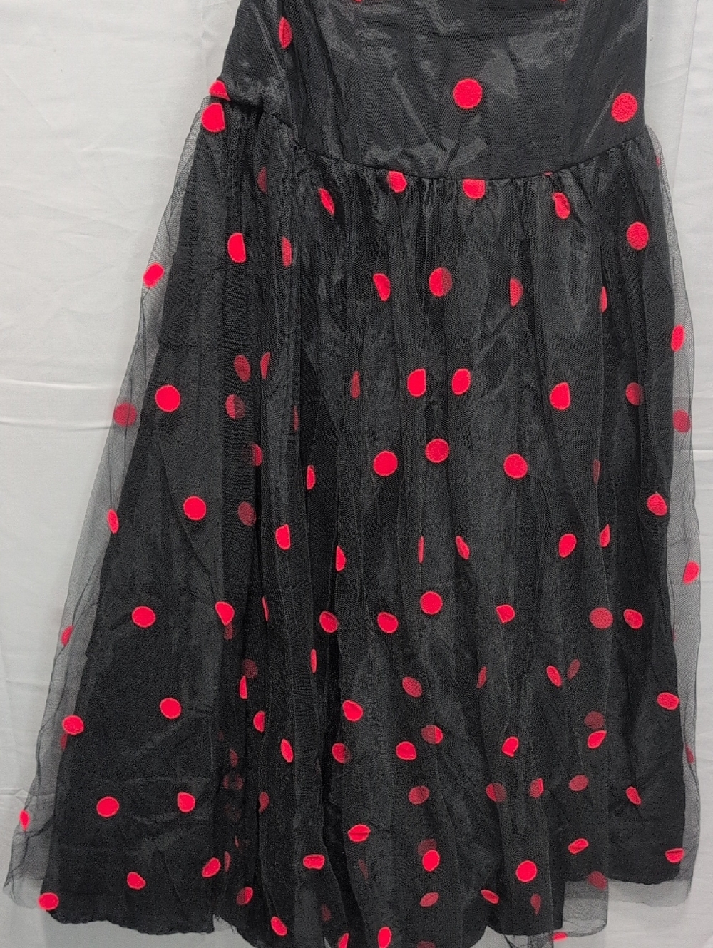 Vintage After Five strapless dress by Julie Duroche - Picture 3 of 8